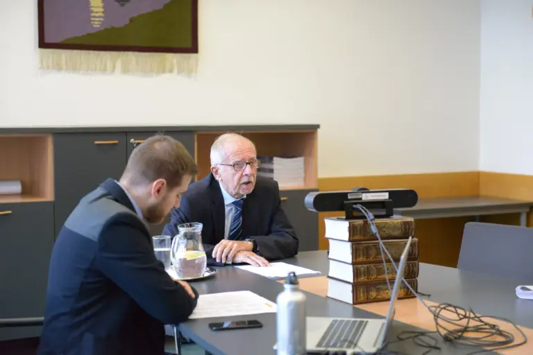Ombudsman Křeček při online konferenci