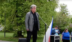 Jiří Dolejš na meetingu