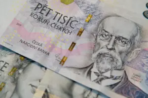 Česká bankovka pětitisícovka