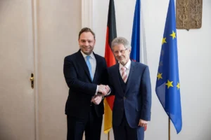 Alexander Dierks a Miloš Vystrčil