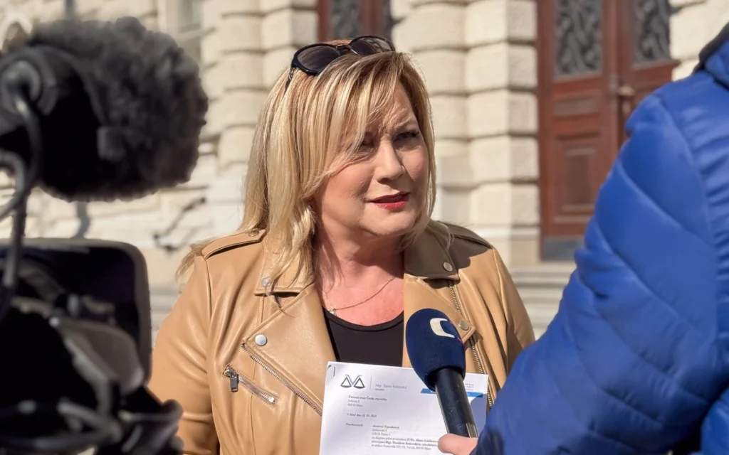 Alena Schillerová s návrhem u ÚS