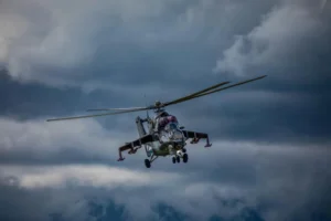 Vojenská helikoptéra