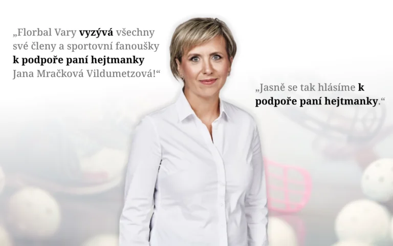 Florbal Vary podpora Vildumetzové