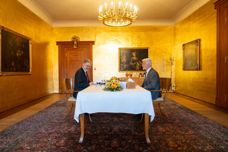 Premiér Fiala a prezident Pavel