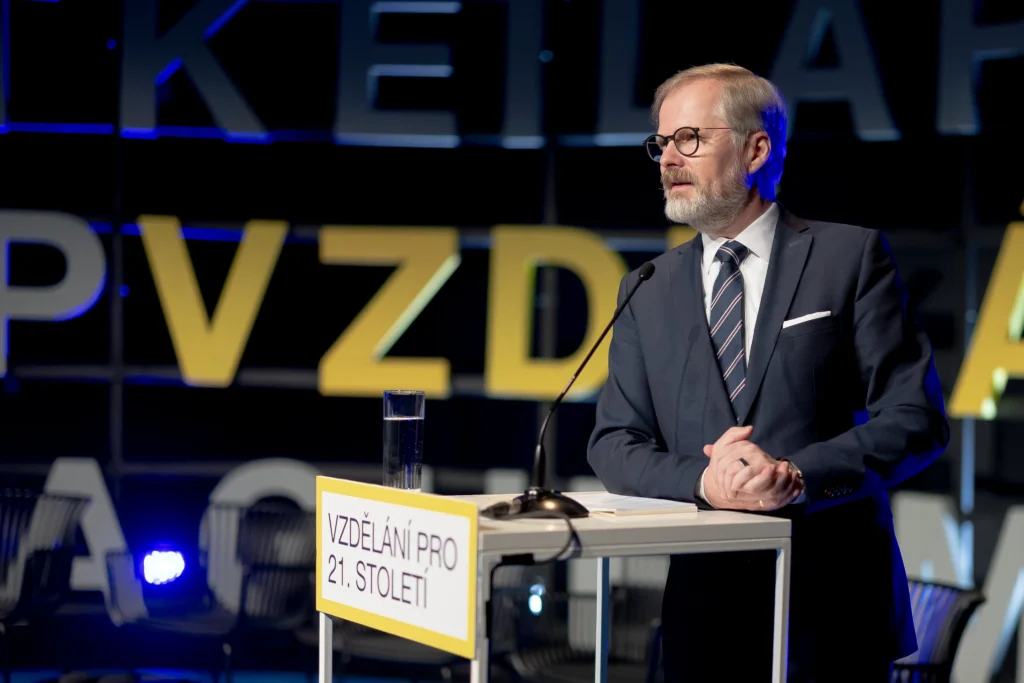 Petr Fiala na konferenci Vzdělání pro 21. století