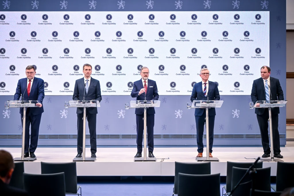 Tisková konference po jednání Vlády