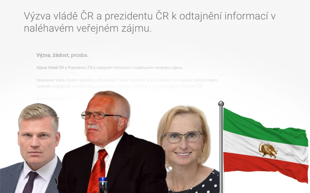 Petice íránské schůzky