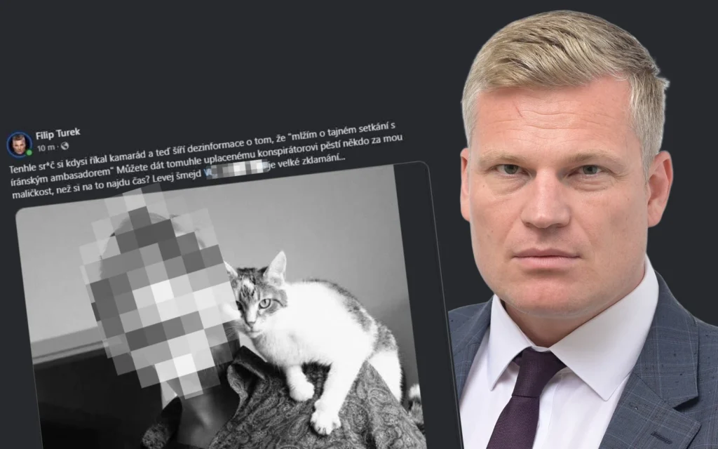 Filip Turek výhružka na FB