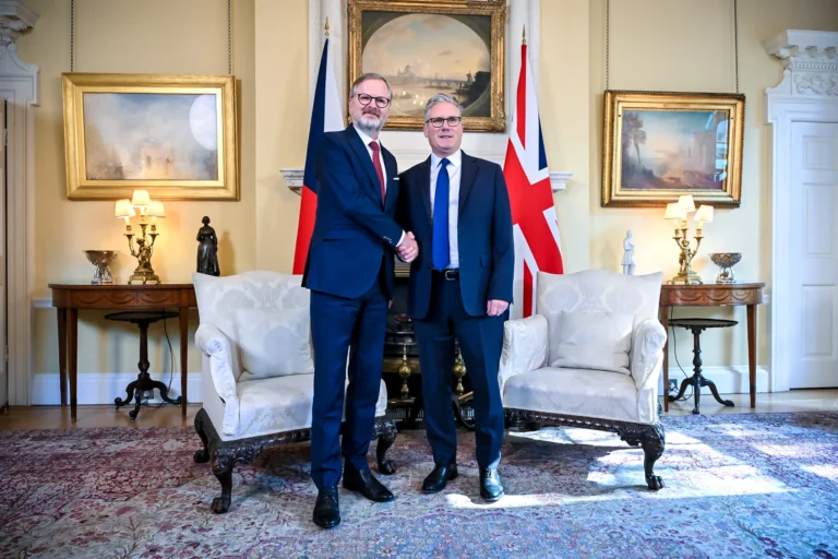 Český a britský premiér