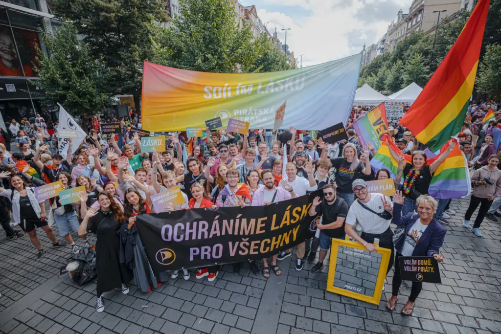 Piráti na Prague Pride 2025