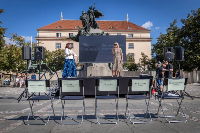 Protest odborů zdavotnictví