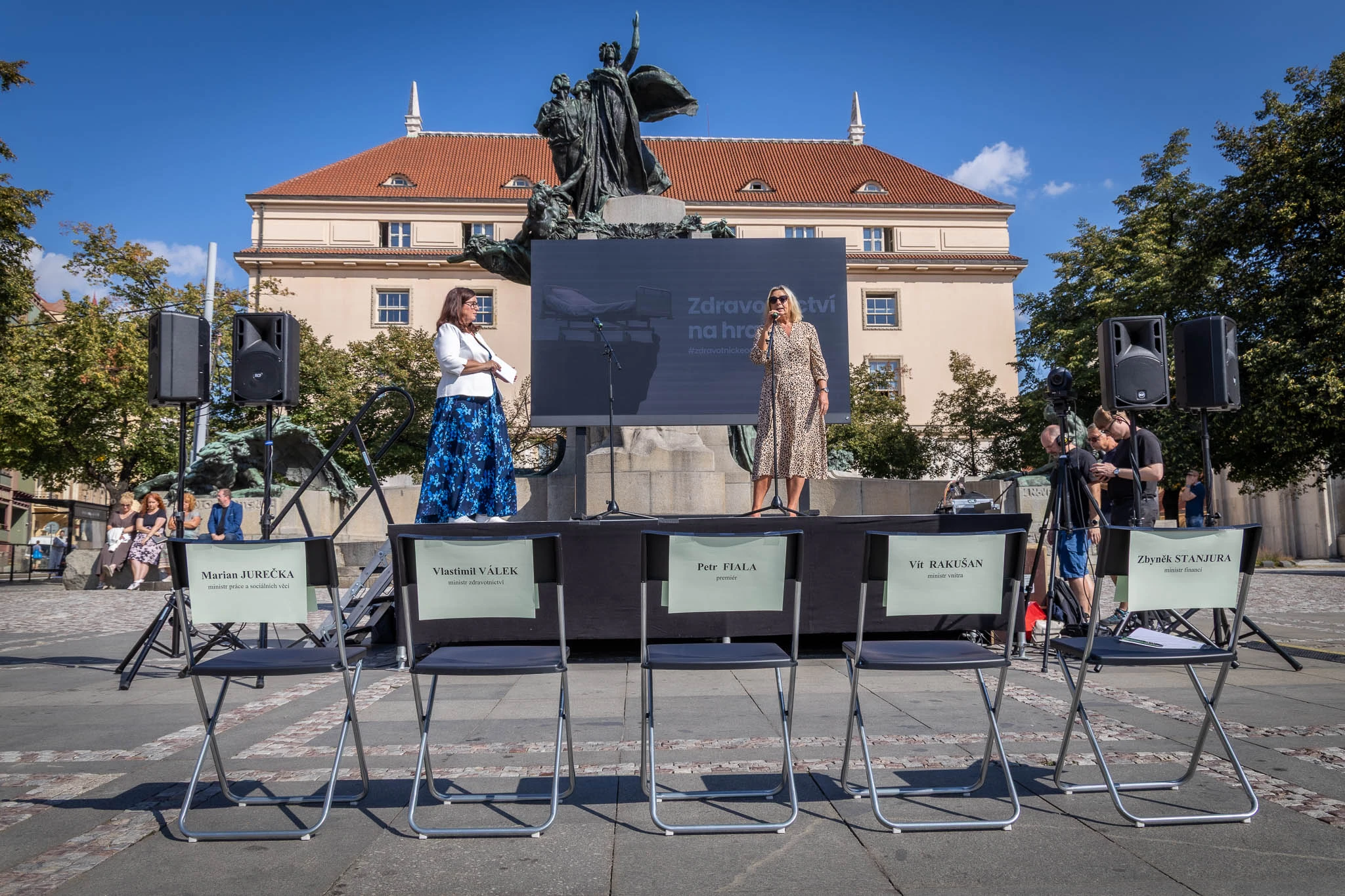 Protest odborů zdavotnictví