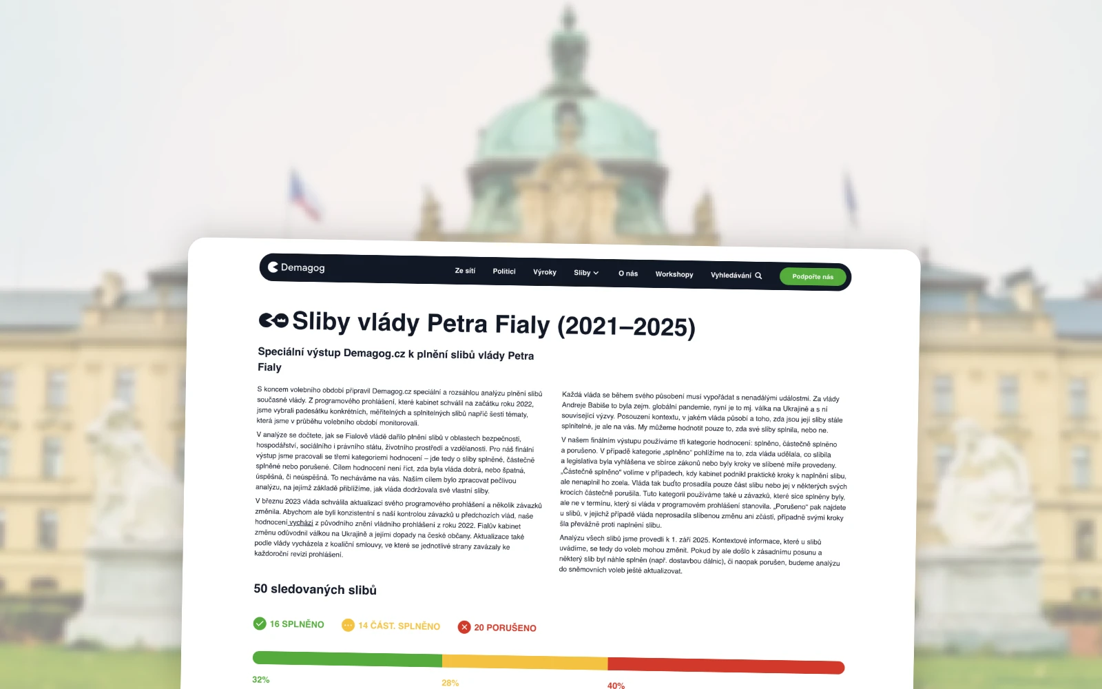 Analýza volebních slibů Demagog.cz