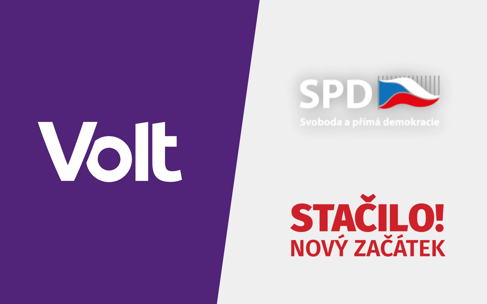 Volt, SPD a Stačilo!