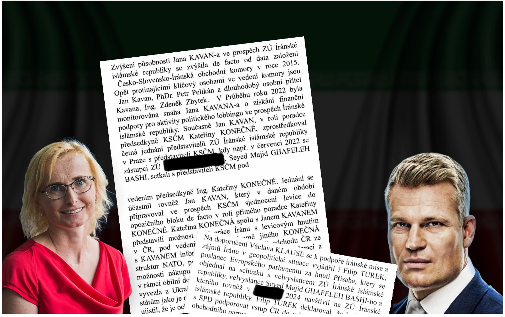 Konečná a Turek dokumenty z údajných schůzek