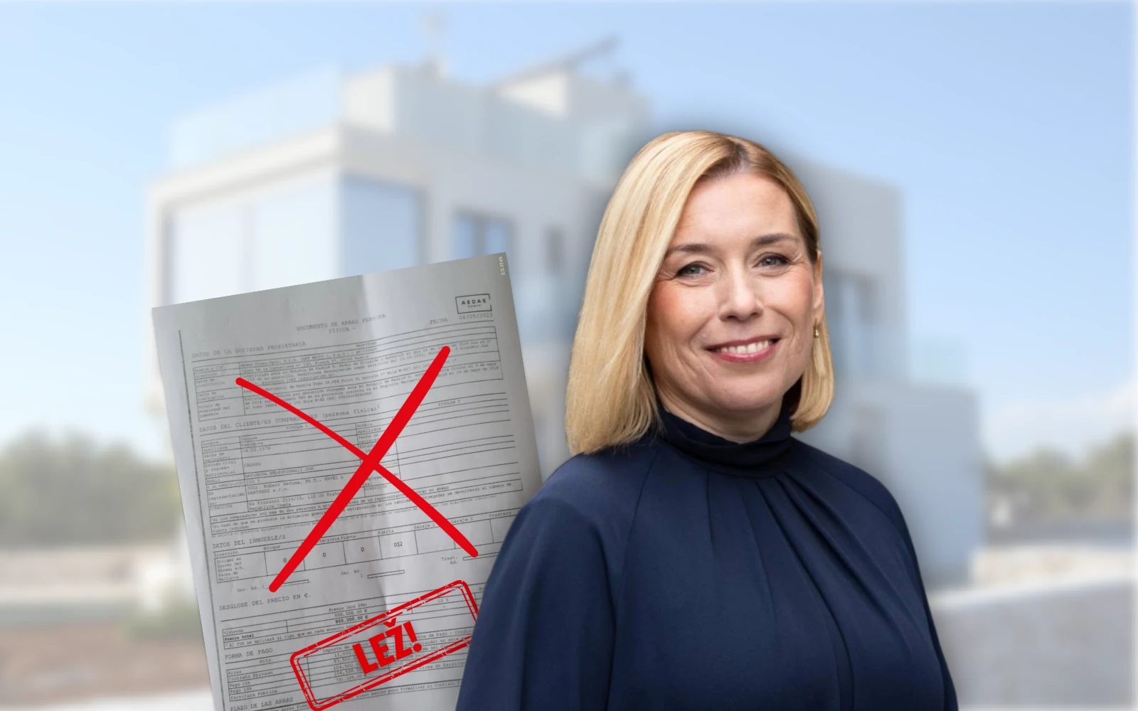 Nerudová a fiktivní vila na Mallorce