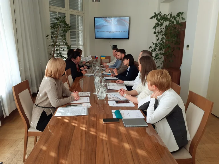 Školení Ministerstva financí ukrajinské strany