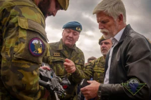 Petr Pavel u žatecké brigády