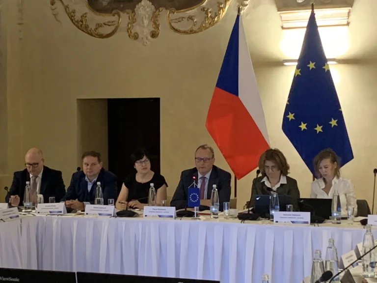 Zasedání k evropským dotacím