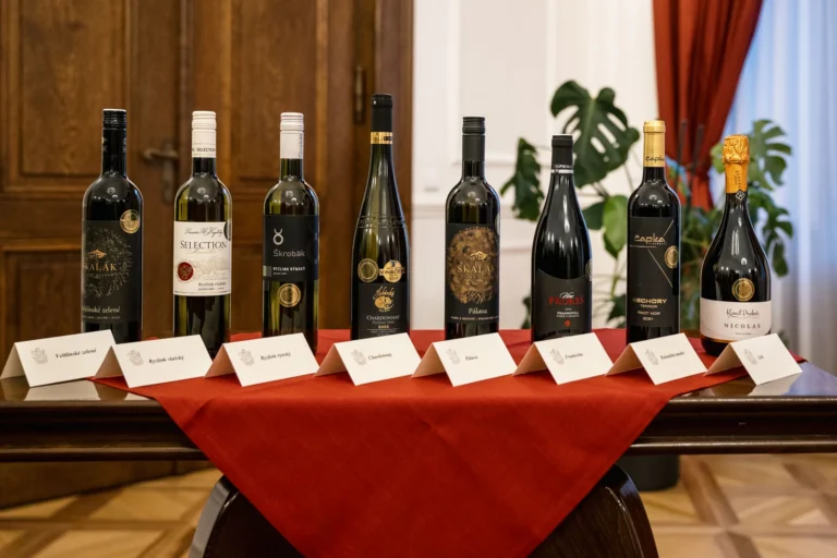 Vína soutěže Parlamentní víno 2025