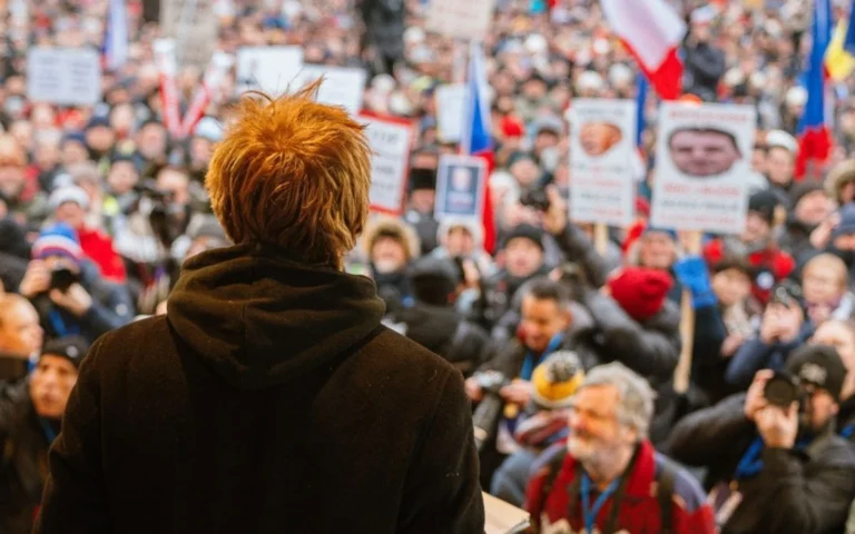 Demonstrace 1.2. Milion chvilek pro demokracii