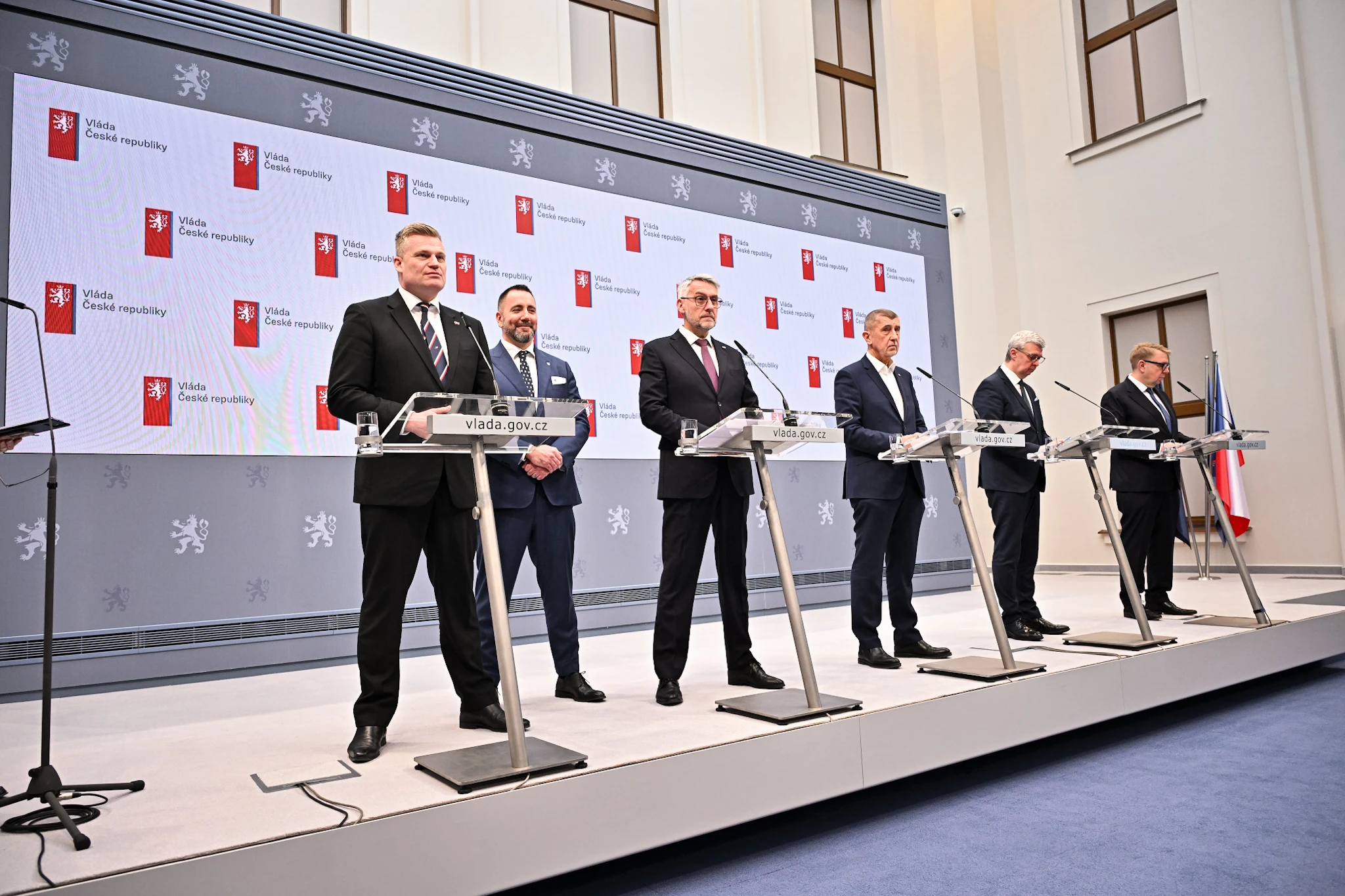 Tisková konference Vlády