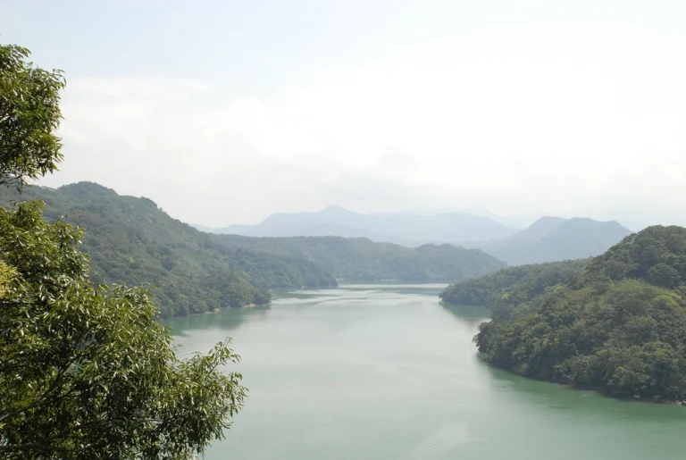 reservoir, dam, shimen reservoir, taiwan
