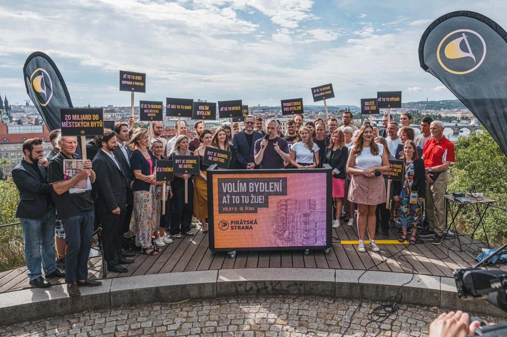 Zahájení komunální kampaně Pirátů s tématem bydlení