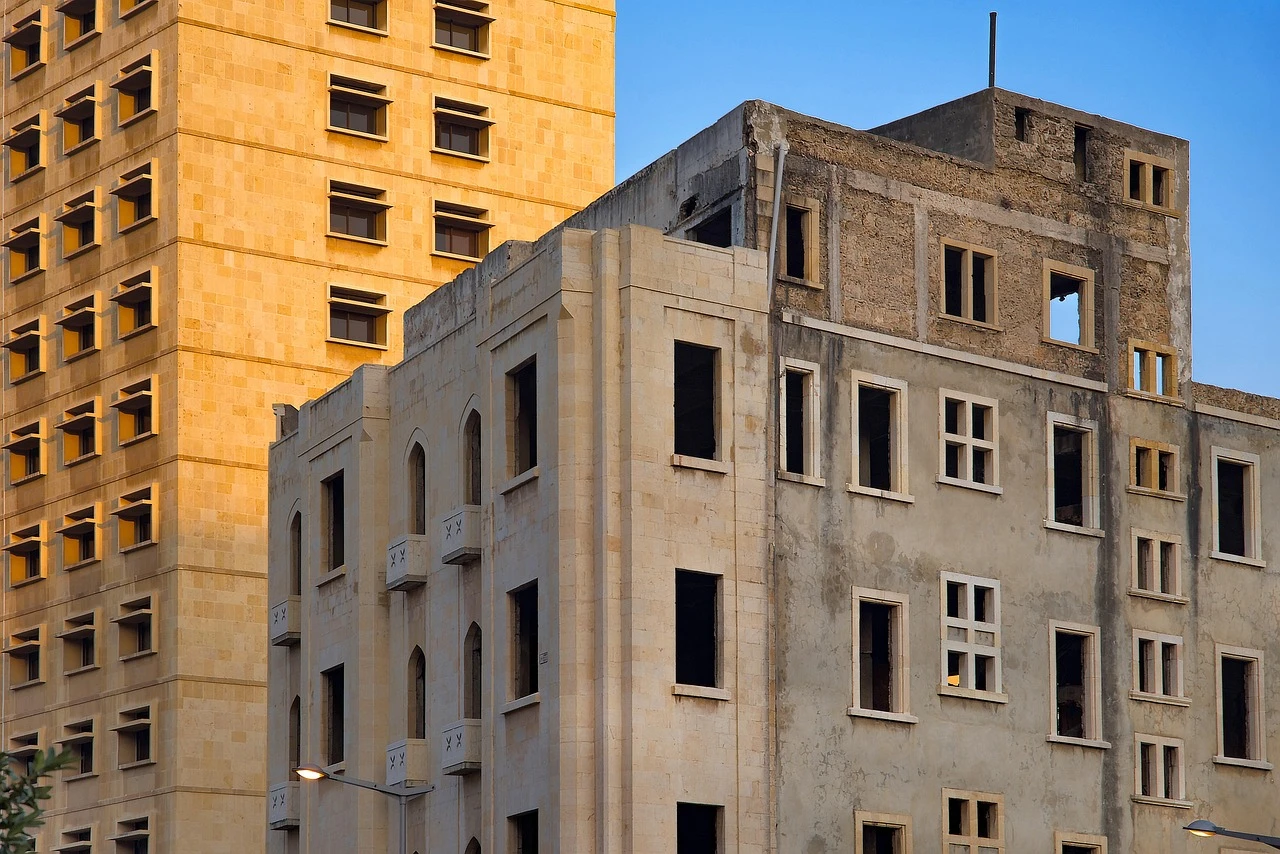 building, deserted, abandoned, old, architecture, grunge, urban, beirut, lebanon